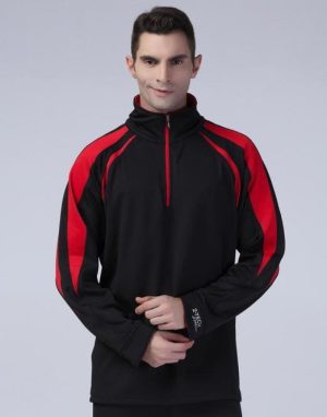 PULL  ZIPPE 1/4 - RESPIRANT ET ISOLANT POUR HOMME