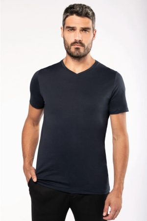 T SHIRT SUPIMA COL V MANCHES COURTES HOMME-K3002 - KARIBAN PREMIUM