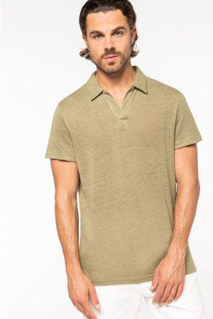 POLO EN LIN HOMME-NS220 - NATIVE SPIRIT