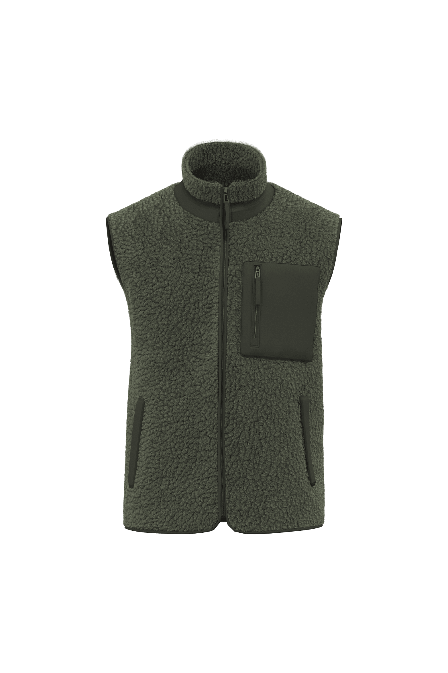 Bodywarmer écoresponsable en sherpa unisexe- Native SPIRIT – Image 5