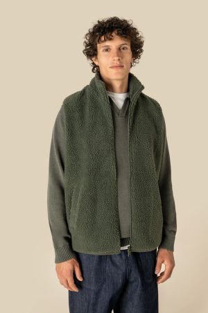 Veste Sans Manche Homme En Sherpa- SP603- native spirit