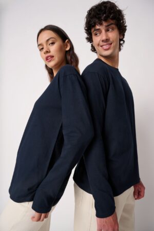 TEE SHIRT BASIC UNISEXE MANCHE LONGUE -IB313- TOPTEX