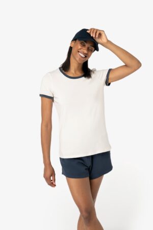 TEE SHIRT ECORESPONSABLE A BORD CONTARSTES EFFET DELAVE FEMME- NS361- NATIVE SPIRIT