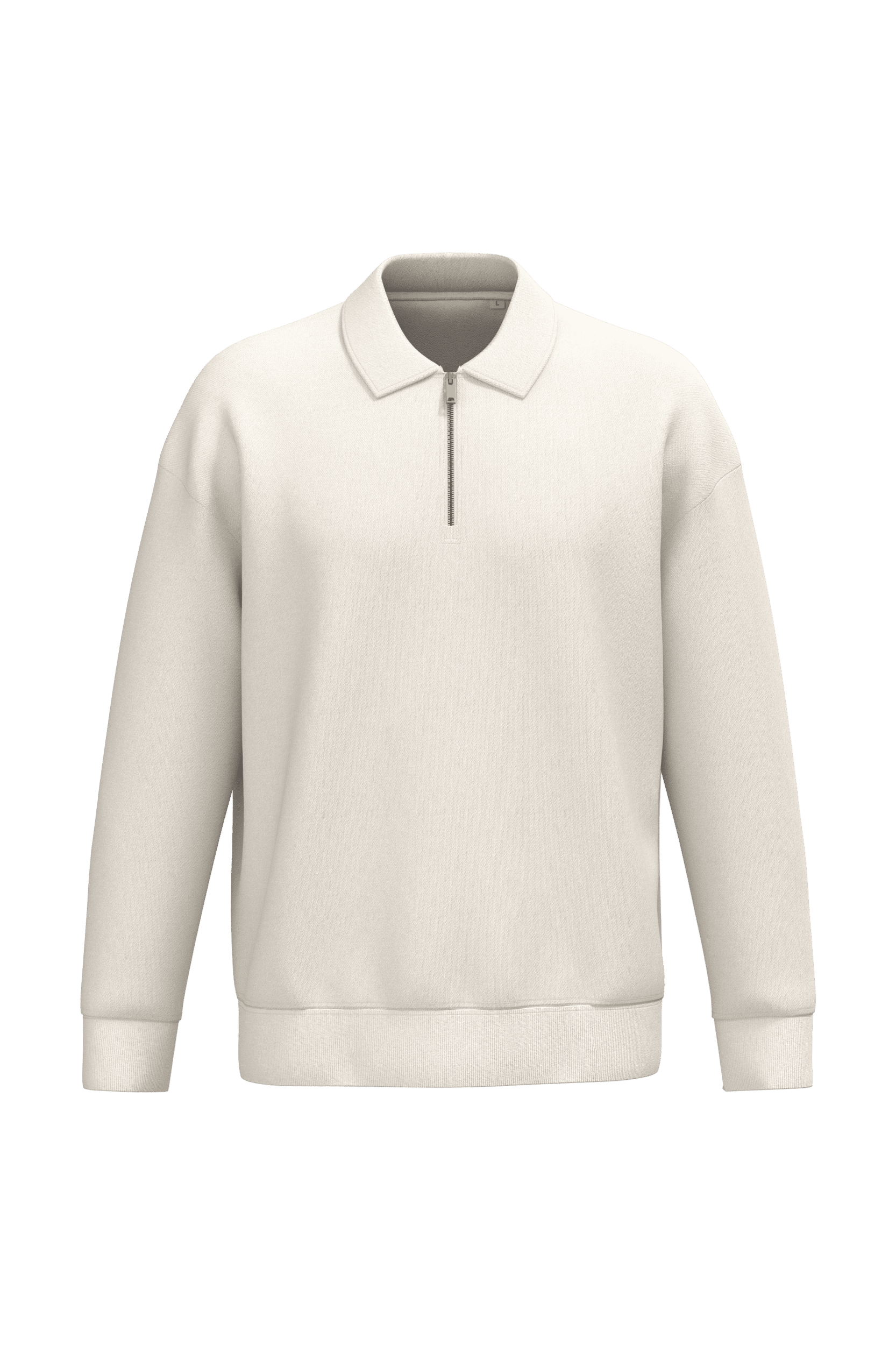 SWEAT SHIRT ECORESPONSABLE A ZIP, COL POLO A EPAULE TOMBANTES INISEXE- NS432- NATIVE SPIRIT – Image 4