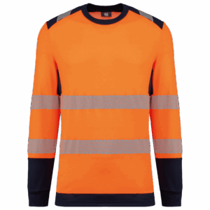 TEE SHIRT  DE SECURITE RECYCLE MANCHE LONGUE UNISEXE-  WK361- KARIBAN