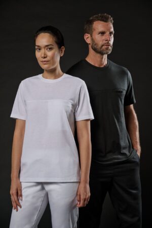 T-SHIRT DE CUISINE RESPIRANT- UNISEXE-WK300- KARIBAN